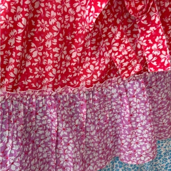 Floral Mix Eleanor Silk-Blend Dress, medium, Roller Rabbit, beautiful floral - Picture 2 of 8